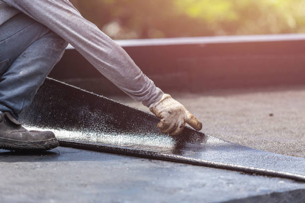Professional Exterior Waterproofing technician working in Wilson, NY